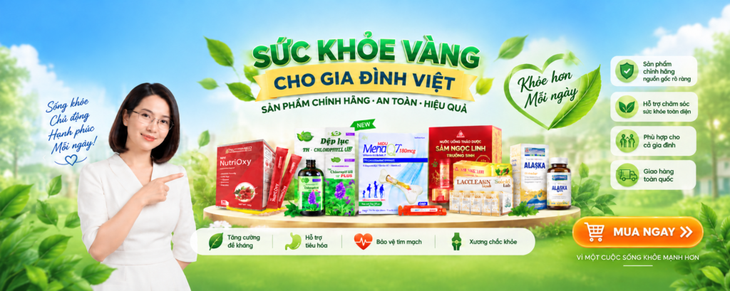 Banner sức khỏe – sản phẩm chăm sóc sức khỏe chính hãng tại Siêu Thị Gia Đình 868